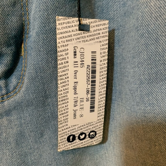 Boohoo boyfriend jeans NWT - Picture 3 of 4